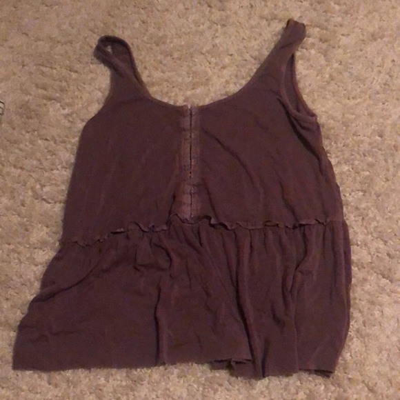 american eagle deep purple tank top - Picture 1 of 1